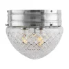 Taklampa - Heidenstamplafond 200 nickel, klarglas