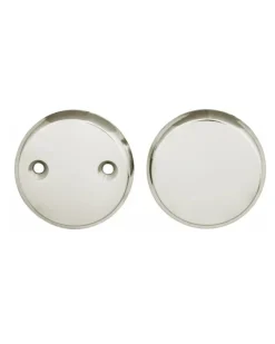Täckskylt nickel 55 mm - För dörrhål