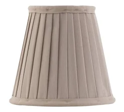 Textilskärm d130 (Klämf/Beige)