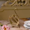 Toast- & servettställ mässing - Svan