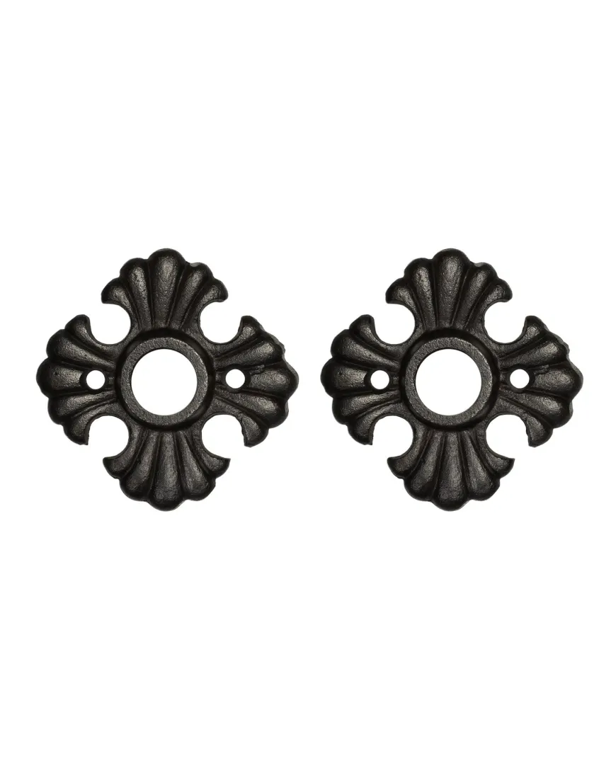 Tryckesbricka - Gjutjärn ornamenterad 72 mm