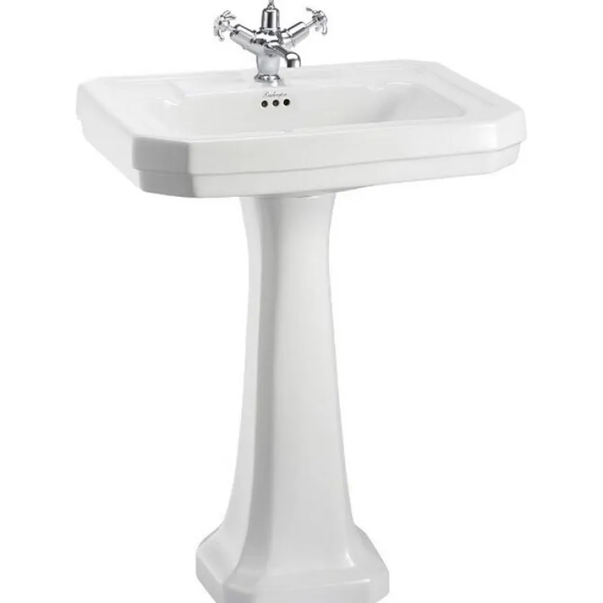 Tvättställ - Burlington Victorian 61 cm med piedestal