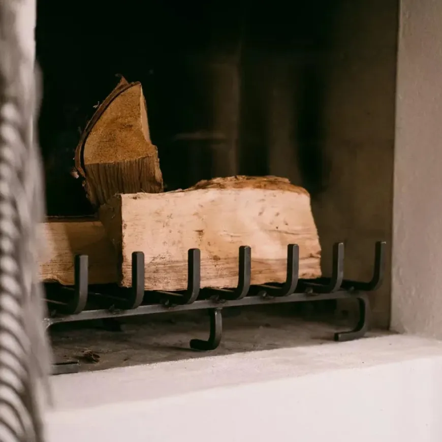 Vedgaller smidesjärn – Öppen spis stor