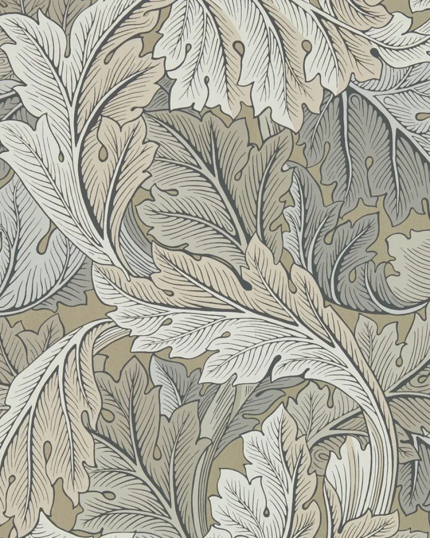 William Morris & Co. Tapet - Acanthus Manilla/Stone