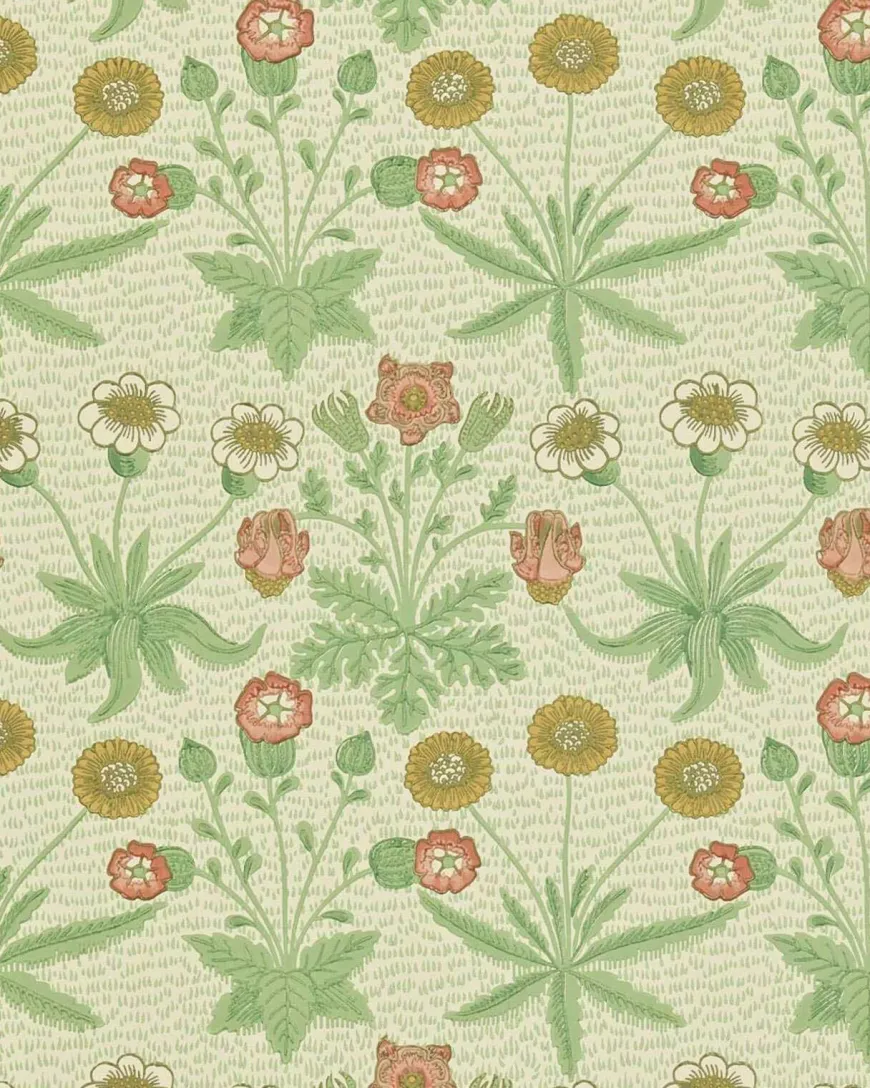 William Morris & Co. Tapet - Daisy Artichoke/Plaster