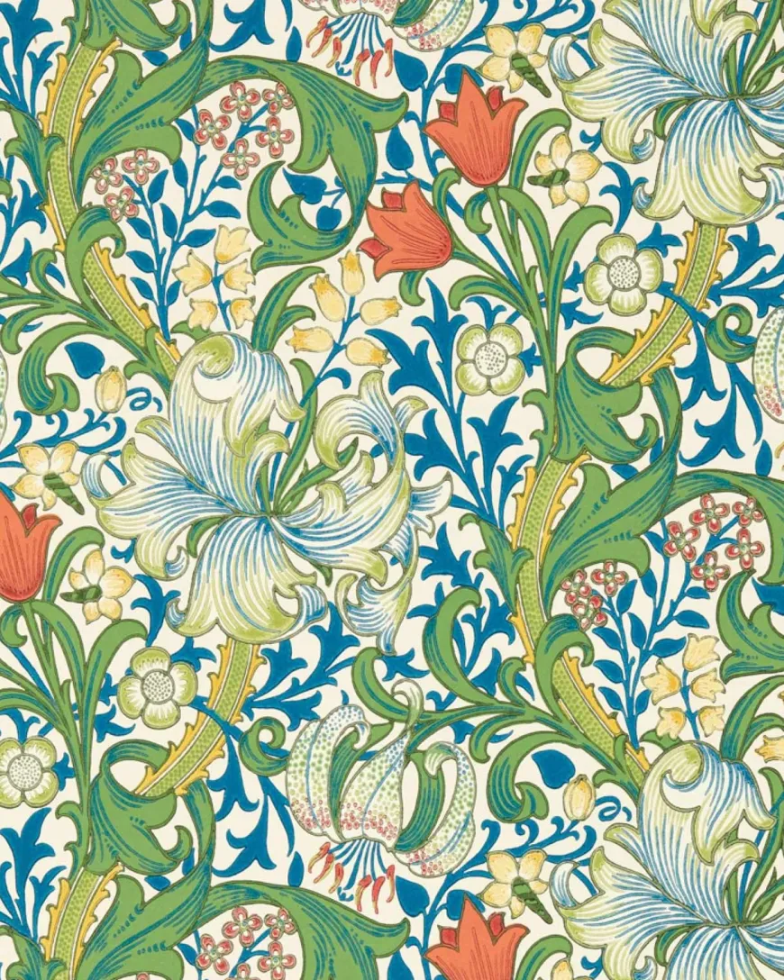 William Morris & Co. Tapet - Golden Lily Twister