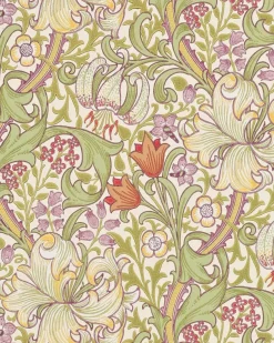William Morris & Co. Tapet - Golden Lily Olive/Russet