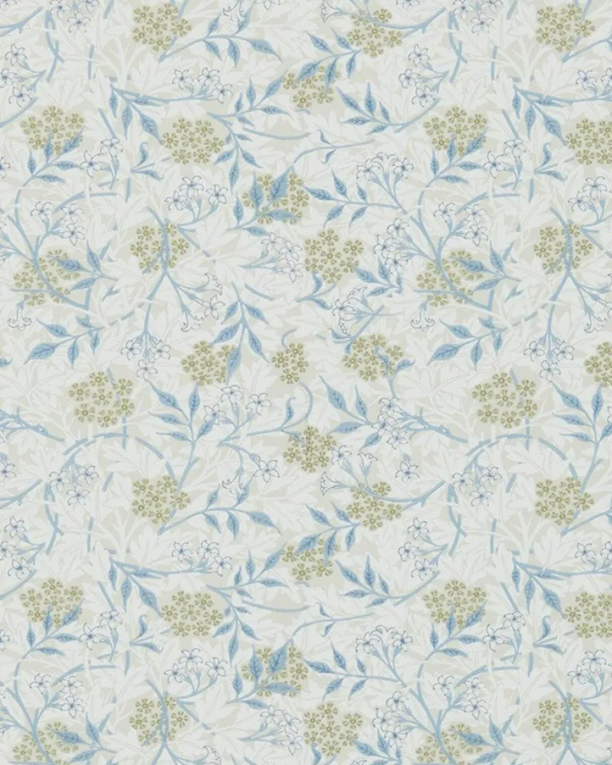 William Morris & Co. Tapet - Jasmine Ecru/Woad