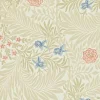 William Morris & Co. Tapet - Larkspur Manilla/Old Rose