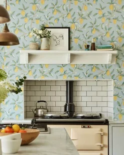 William Morris & Co. Tapet - Lemontree bay leaf