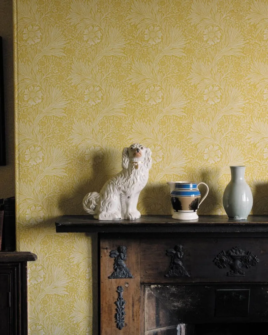 William Morris & Co. Tapet - Marigold Sap Green