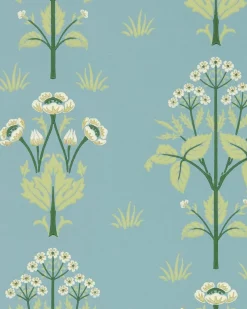 William Morris & Co. Tapet - Meadow Sweet Mineral Blue