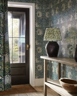 William Morris & Co. Tapet - Pimpernel Ink/Sage