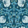 William Morris & Co. Tapet - Pimpernel Midnight/Opal