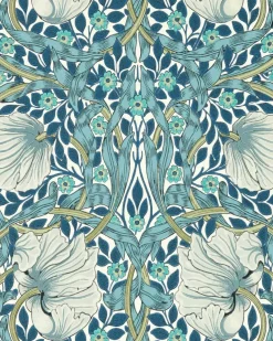 William Morris & Co. Tapet - Pimpernel Cobalt/Mineral