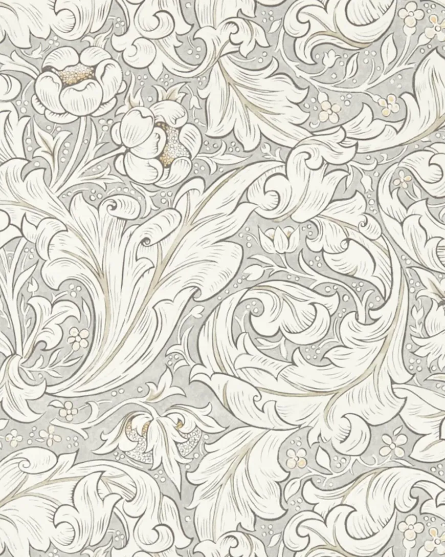 William Morris & Co. Tapet - Pure Bachelor´s Button Stone/Linen