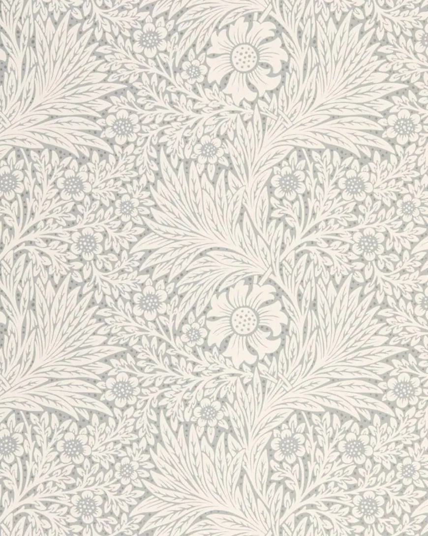 William Morris & Co. Tapet - Pure Marigold Cloud Grey