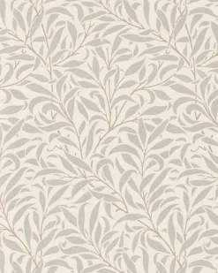 William Morris & Co. Tapet - Pure Willow Boughs Ecru/Silver