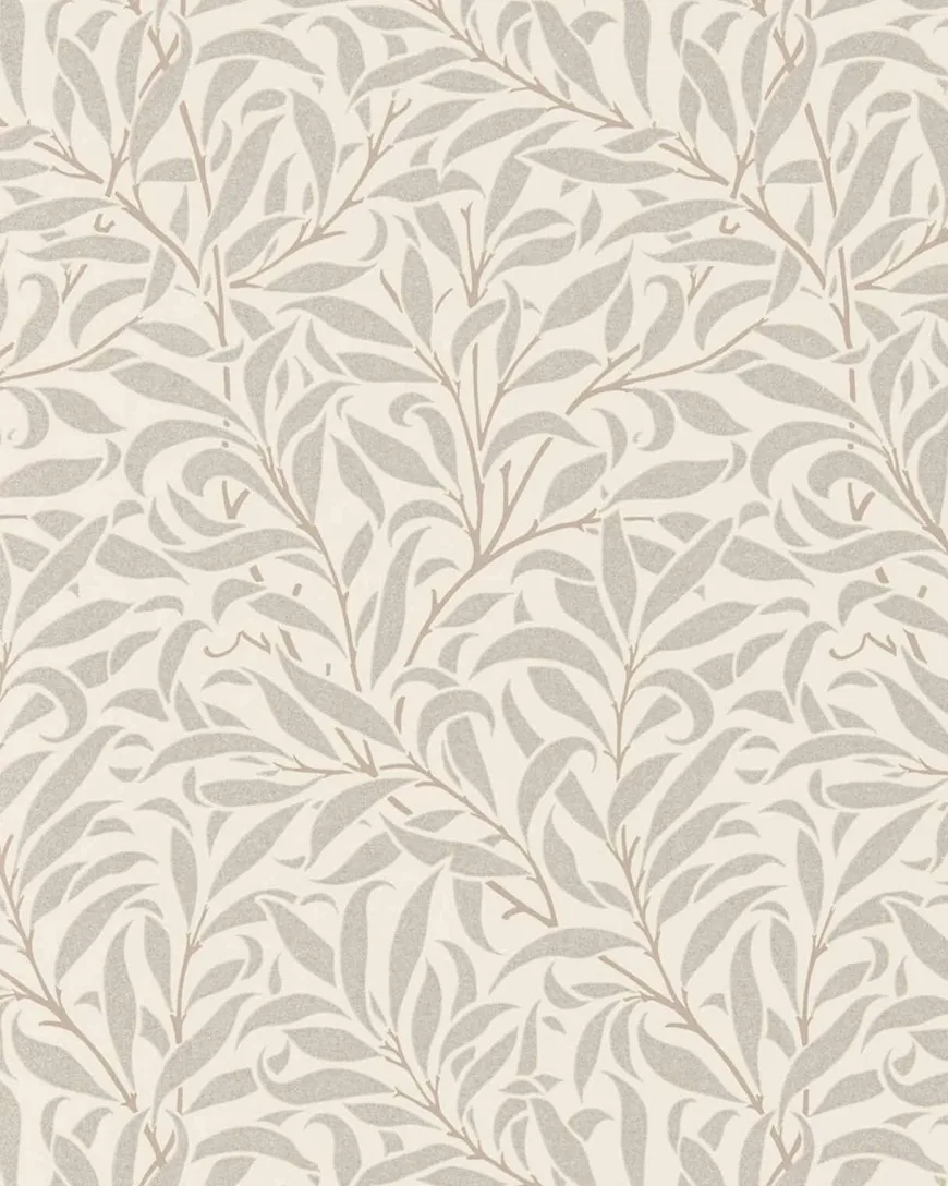 William Morris & Co. Tapet - Pure Willow Boughs Ecru/Silver