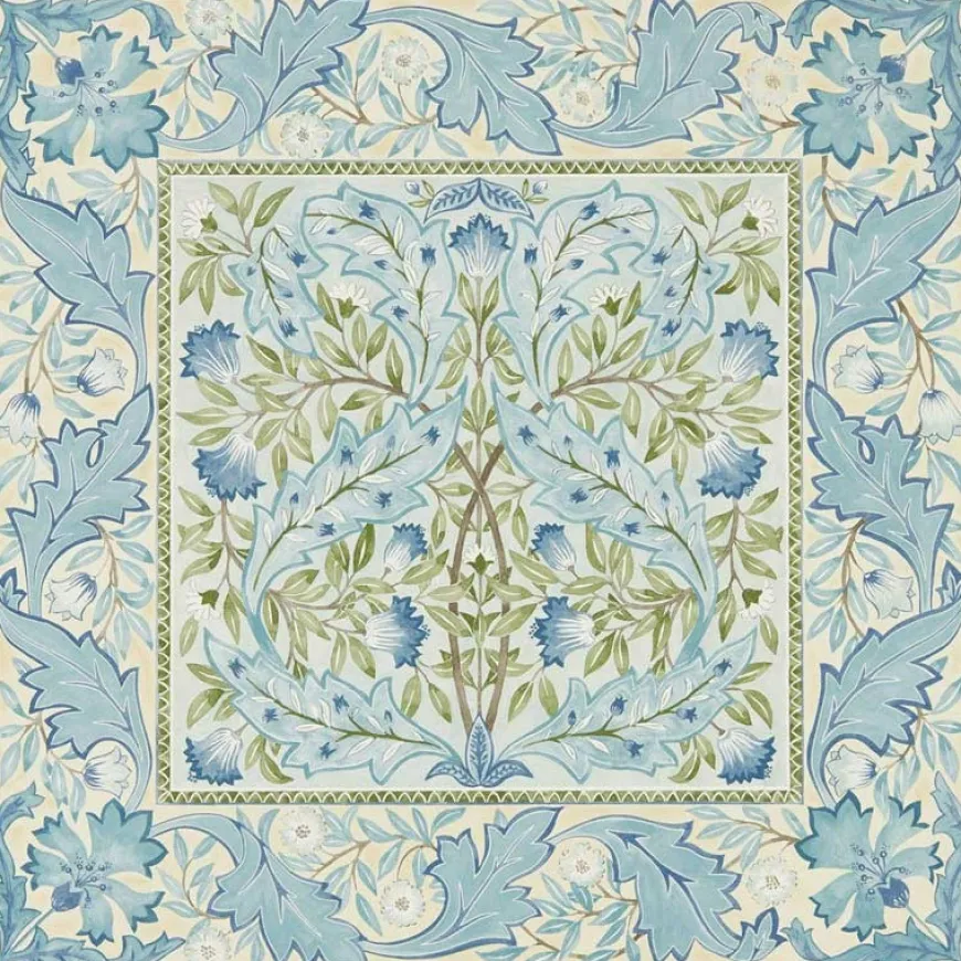 William Morris & Co. Tapet - Wilhelmina indigo